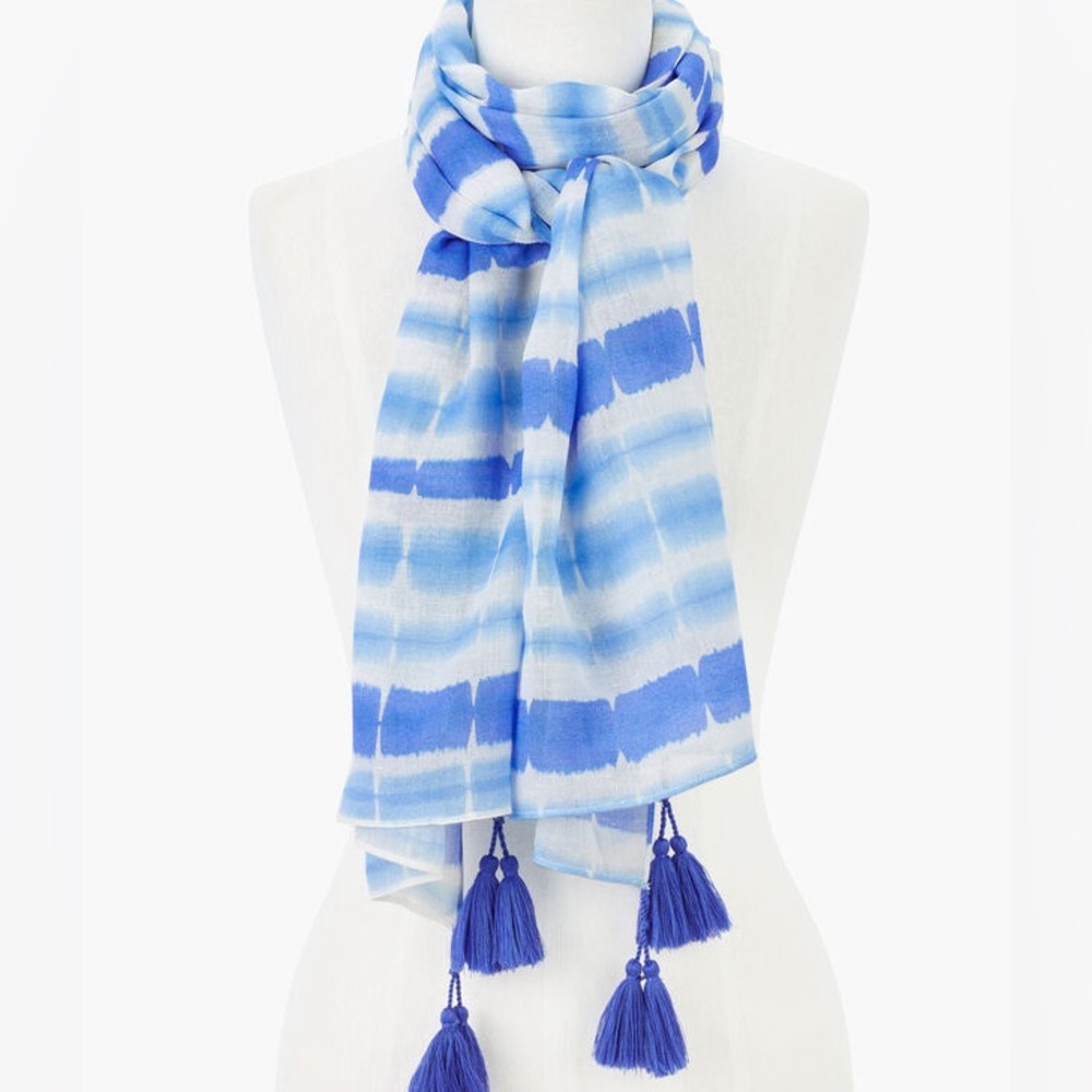Talbots Tie Dye Oblong Scarf…One Size…NWT